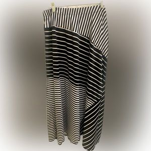 Black and White Maxi Skirt